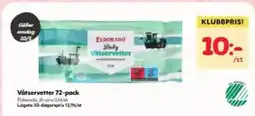 Hemköp Våtservetter 72-pack erbjuda