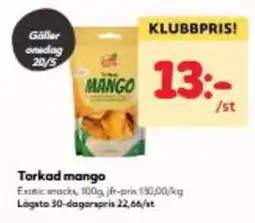 Hemköp Torkad mango erbjuda
