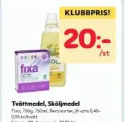 Hemköp Tvättmedel, Sköljmedel erbjuda