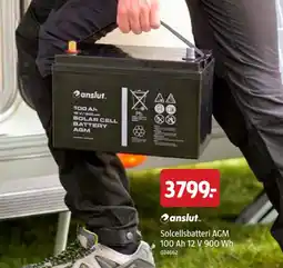 Jula Anslut... solcellsbatteri agm 100 ah 12 v 900 wh erbjuda