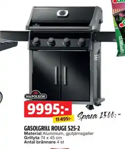 Bauhaus Gasolgrill rouge 525-2 erbjuda