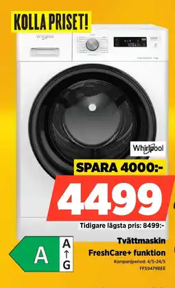 Power Tvättmaskin FreshCare+ funktion erbjuda
