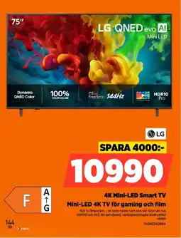 Power LG 4K Mini-LED Smart TV Mini-LED 4K TV för gaming och film erbjuda