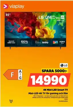 Power LG 4K Mini-LED Smart TV Mini-LED 4K TV för gaming och film erbjuda