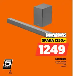 Power Cepter soundbar erbjuda