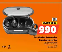 Power JBL True Wireless-öronsnäckor Snyggt open-ear-ljud erbjuda