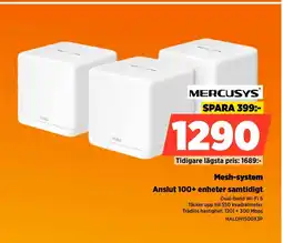 Power Mercusys mesh-system anslut 100+ enheter samtidigt erbjuda