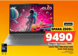 Power Lenovo Yoga 7 Slim bärbar dator Vacker OLED-display erbjuda