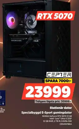 Power CEPTER Stationär dator Specialbyggd E-Sport gamingdator erbjuda