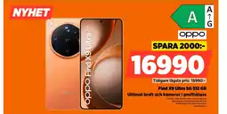 Power Oppo find x9 ultra 5g 512 gb ultimat kraft och kameror i proffsklass erbjuda