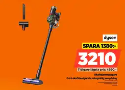 Power Dyson skaftdammsugare 2-i-1-skaftdesign för mångsidig rengöring erbjuda
