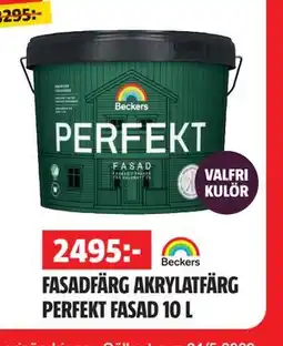 Bauhaus FASADFÄRG AKRYLATFÄRG PERFEKT FASAD 10 L erbjuda