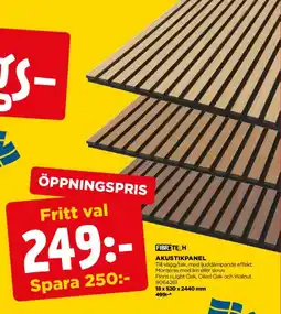Jem&Fix Akustikpanel erbjuda