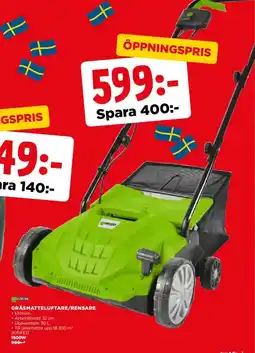Jem&Fix Gräsmatteluftare/rensare erbjuda