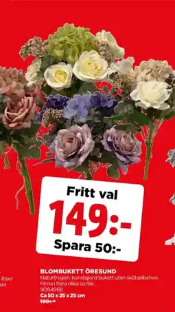 Jem&Fix Blombukett öresund erbjuda
