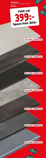 Jem&Fix Bänkskiva erbjuda
