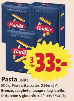 ICA Nära Barilla Pasta erbjuda