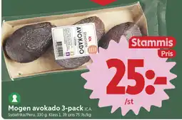 ICA Nära ICA Mogen avokado 3-pack erbjuda