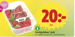 ICA Nära ICA Jordgubbar i ask erbjuda