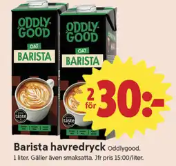 ICA Nära Oddlygood Barista havredryck erbjuda