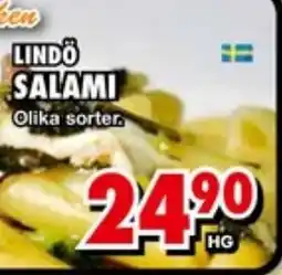 Priso Hemköp Lindo salami erbjuda