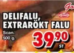 Priso Hemköp Scan Delifalu, extrarökt falu erbjuda