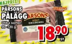 Priso Hemköp Parsons pålägg erbjuda