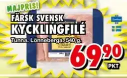 Priso Hemköp Lönneberga Färsk svensk kycklingfile erbjuda