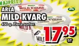 Priso Hemköp Arla mild kvarg erbjuda