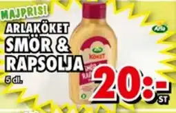 Priso Hemköp Arla Köket smör & rapsolja erbjuda