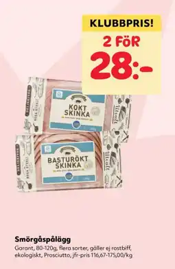Priso Hemköp Garant Smörgåspålägg erbjuda
