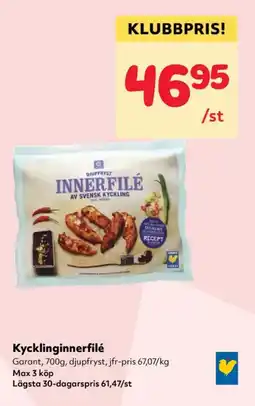 Priso Hemköp Garant Kycklinginnerfilé erbjuda