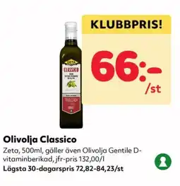 Priso Hemköp Zeta Olivolja Classico erbjuda