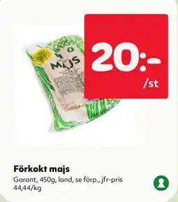 Priso Hemköp Garant Förkokt majs erbjuda