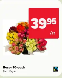 Priso Hemköp Rosor 10-pack erbjuda