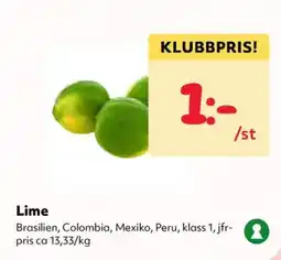 Priso Hemköp Lime erbjuda