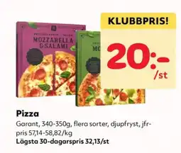 Priso Hemköp Garant Pizza erbjuda