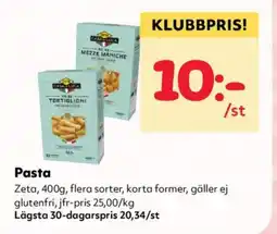 Priso Hemköp Zeta Pasta erbjuda