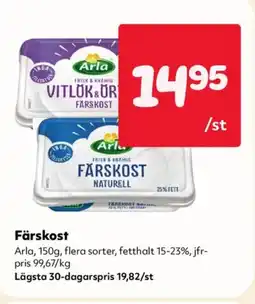 Priso Hemköp Arla Färskost erbjuda