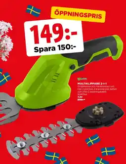 Jem&Fix Multiklippare 2-1-1 erbjuda