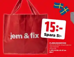 Jem&Fix Flergångspåse erbjuda