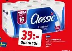 Jem&Fix Classic Toalettpapper erbjuda