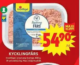 Apotek Hjärtat Kronfågel Kycklingfärs erbjuda