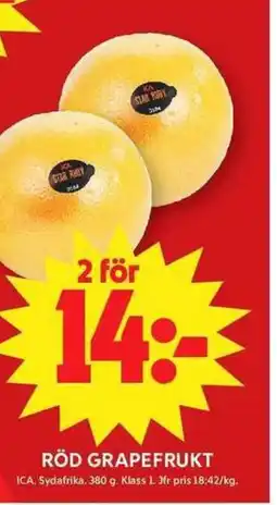 Apotek Hjärtat ICA Röd grapefrukt erbjuda