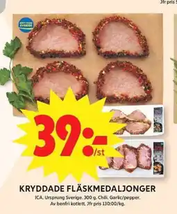 Apotek Hjärtat ICA Kryddade fläskmedaljonger erbjuda