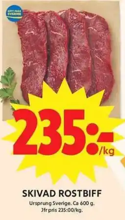Apotek Hjärtat Skivad rostbiff erbjuda