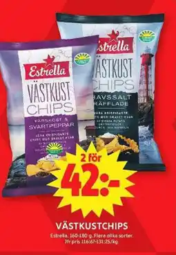 Apotek Hjärtat Estrella Västkustchips erbjuda