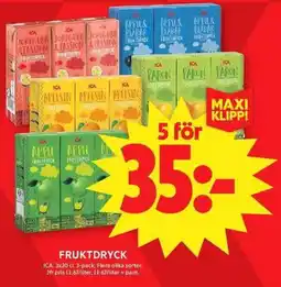 Apotek Hjärtat ICA Fruktdryck erbjuda