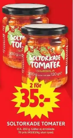Apotek Hjärtat ICA Soltorkade tomater erbjuda