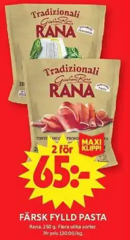 Apotek Hjärtat Rana Färsk fylld pasta erbjuda